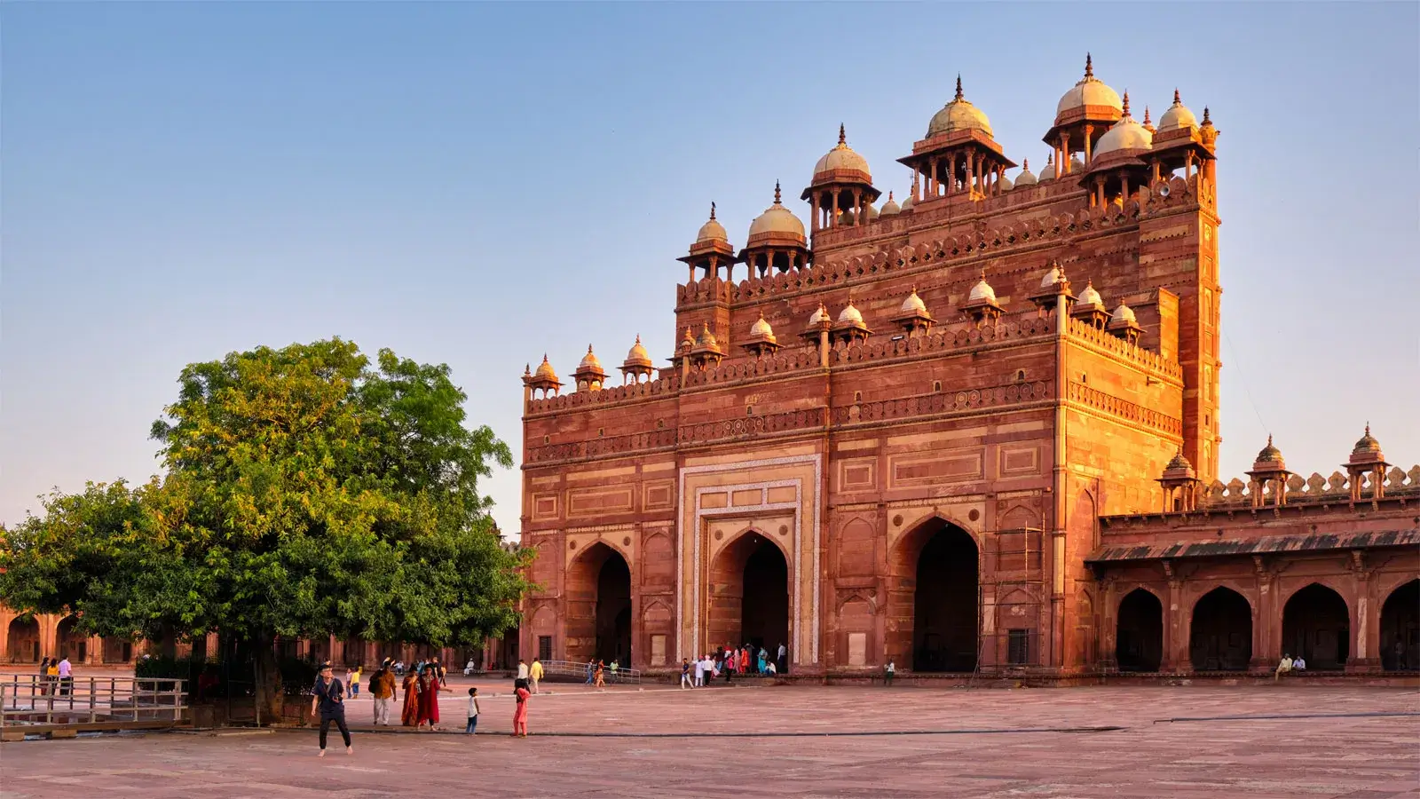 Fatehpur Sikri historical Mughal city near Agra Uttar Pradesh India