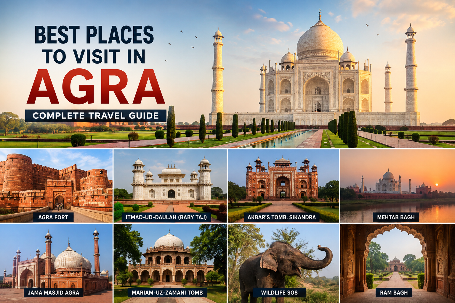 Best Places to Visit in Agra: Complete Travel Guide