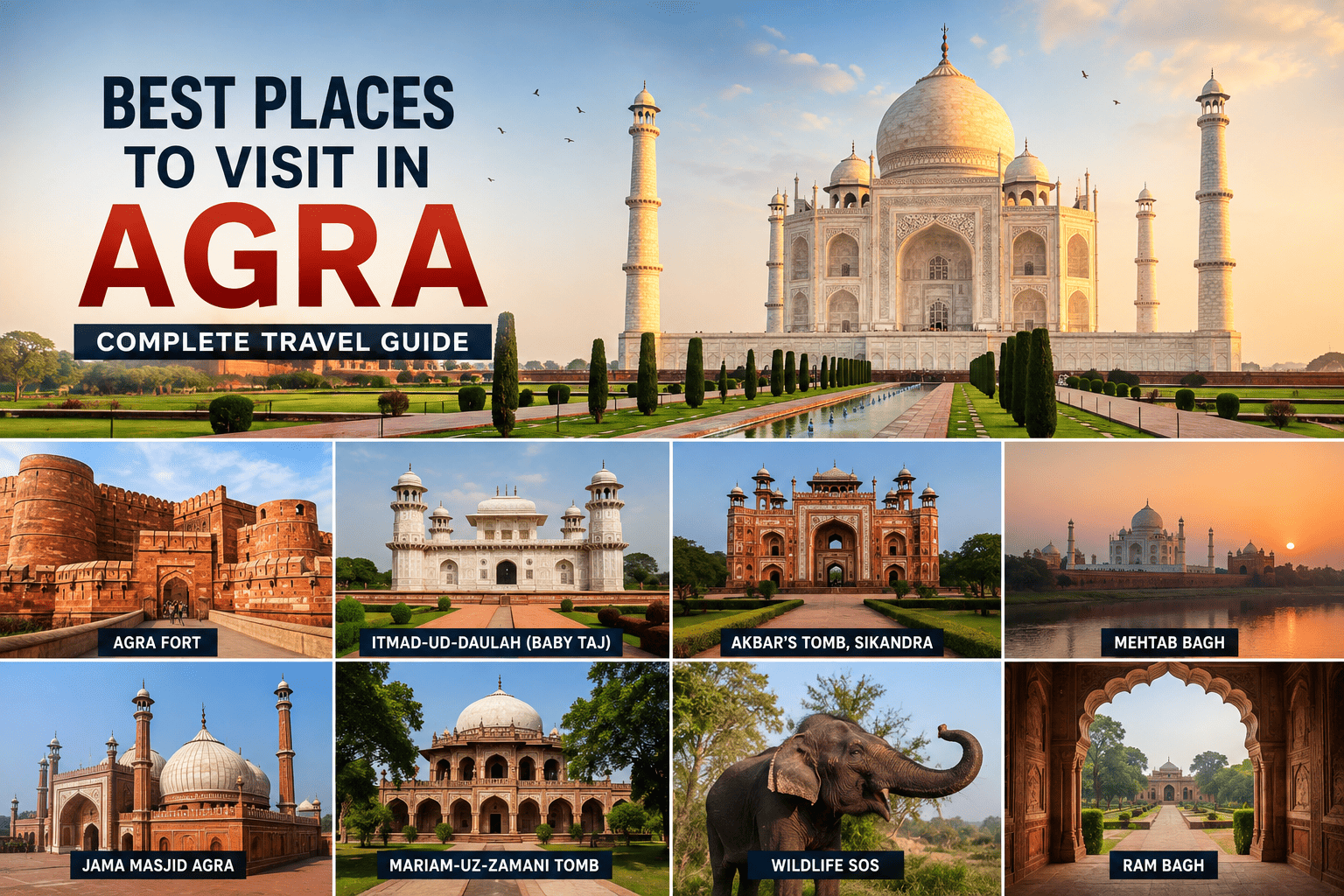 Best Places to Visit in Agra: Complete Travel Guide